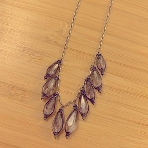Beautiful vintage amethyst necklace